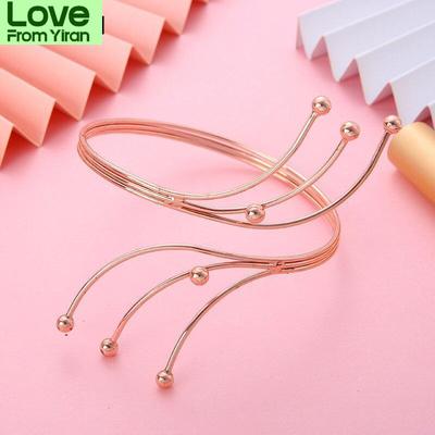 Браслет для женщин, модный многослойный браслет для женщин и мужчин, металлический открытый браслет, повязка на руку