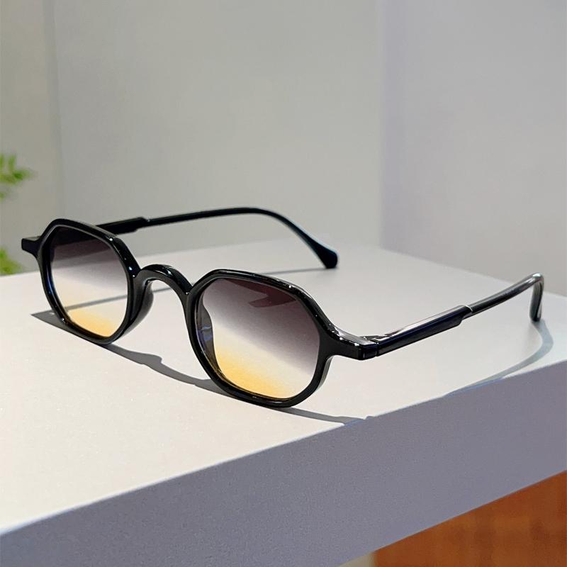 Винтажные овальные солнцезащитные очки Мужские Модные Разноцветные Уличные Очки Женские Трендовые Ретро Корейский Стиль Повседневный Декор Солнцезащитные Очки