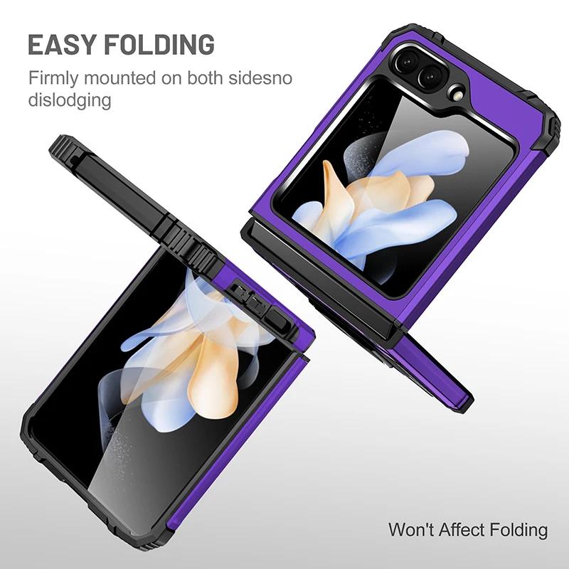 Для Samsung Z Flip5 flip6 flip 6 Противоударная Жесткая Крышка Чехол Funda для Samsung Galaxy Z Flip 5 Flip5 Zflip5 5G Сумка для Мобильного Телефона