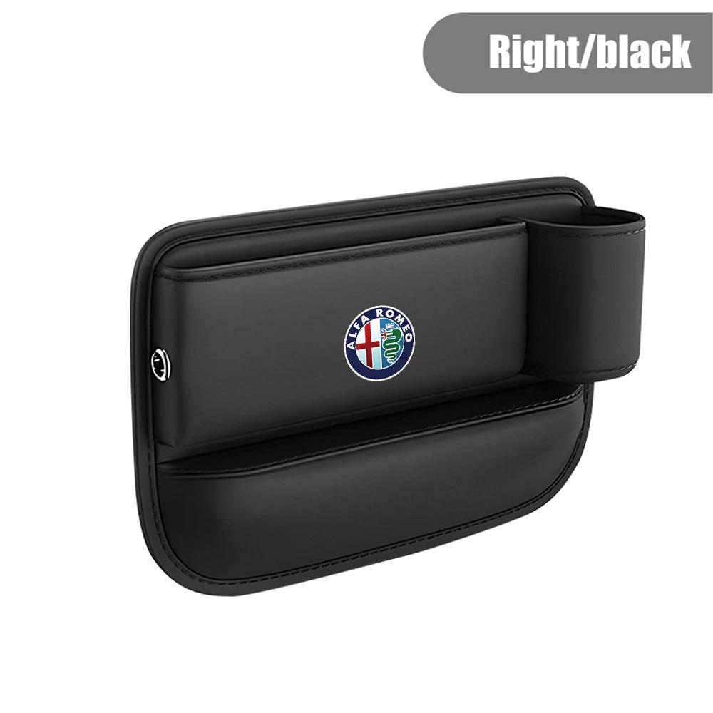 Car Stickers For Alfa Romeo Car Seat Sewn Gap Crevice Slot Storage Box Cup Holder For Alfa Romeo 4C 159 Spider Giulia Giulietta 