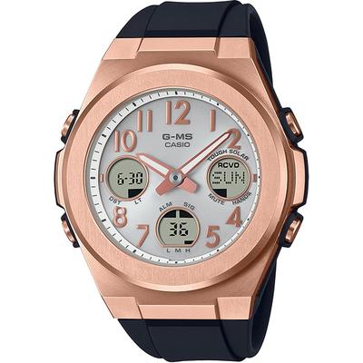 Женские часы Baby-G MSG-W610G-1AJF [BABY-G G-MS] Круглые, черная смола *Нержавеющая сталь