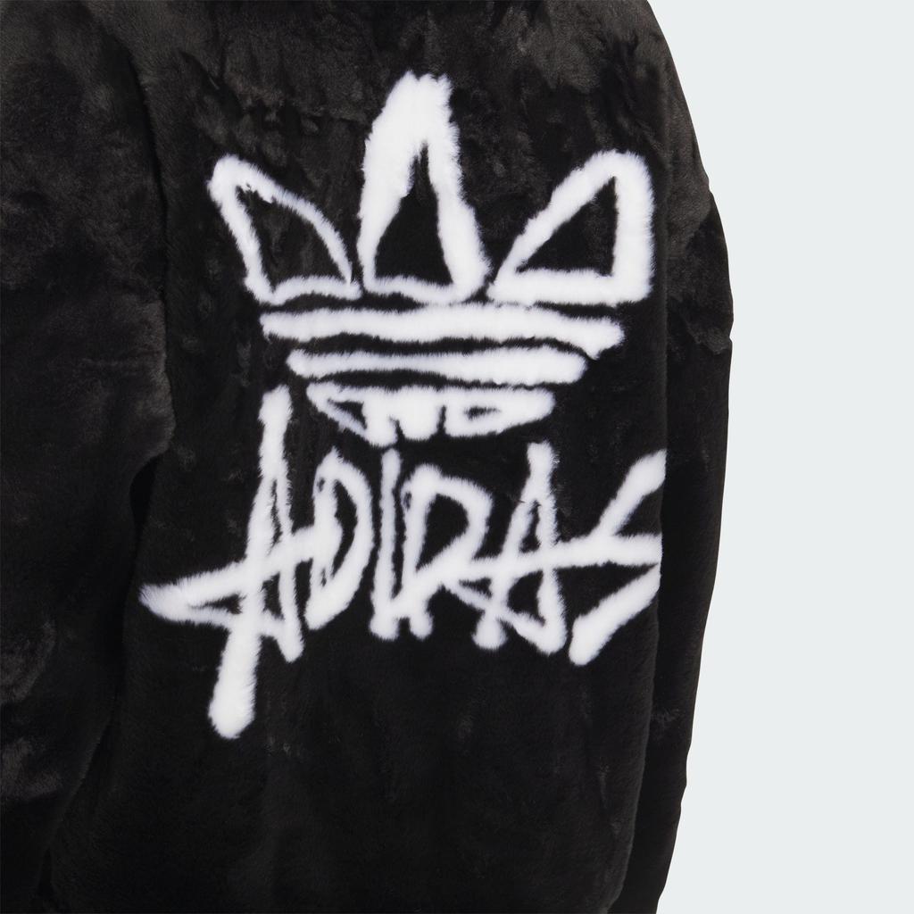 adidas Куртка Originals Fur FW24 с длинным рукавом на молнии спортивная куртка унисекс куртка черная JD3776