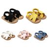 Infant Baby Girl Sandals Summer Princess Flat Anti-Slip Rubber Sole Light Weight Crib Shoes Newborn Girl Sandals
