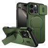 Для iPhone 16 15 14 13 Pro Max Магнитное кольцо-подставка Сдвижная защита объектива камеры Чехол для телефона Для iPhone 16 15 14 Plus 16E
