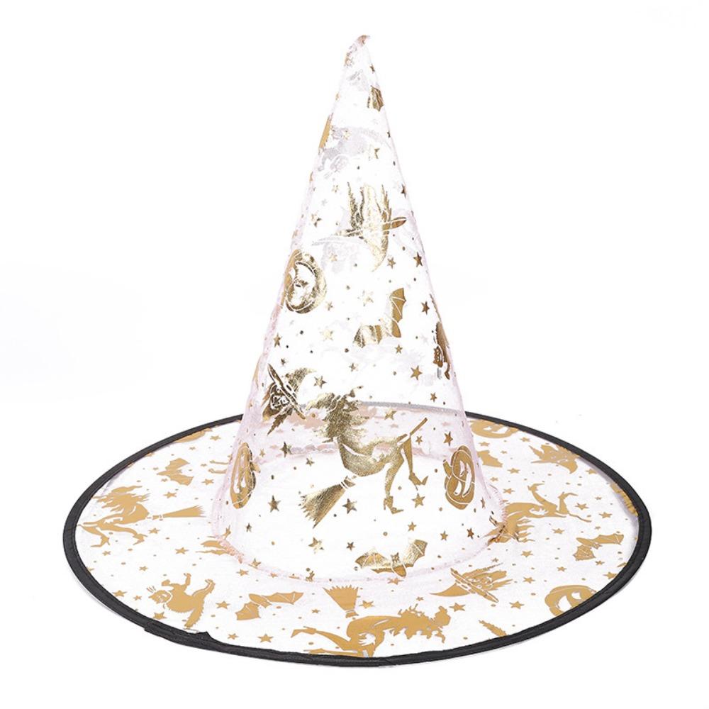 Hot Sale Gauze Halloween Ball Hat Parties Dress Up Cosplay Prop Headwear Costume Props Funny Costume Cap Gift