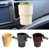 Black Auto Car Vehicle Cup Holders Can Drink Bottle Container Hook for Truck Interior Window Dash- Mount