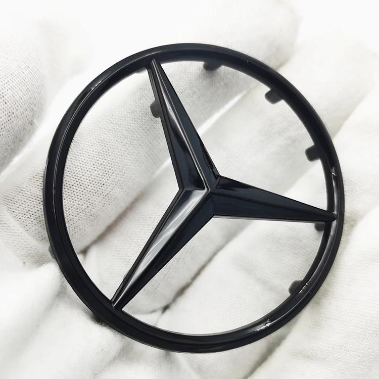 52/58mm ABS Emblem for Mercedes Benz W246 W176 A63 W166 W212 W213 W177 W205 C180 C63 W167 A35 Car Steering Wheel Logo with Pins QU3