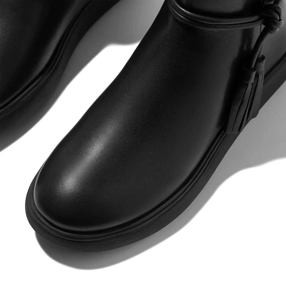 Fitflop Iq-Comff Tassel Leather Booties