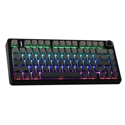 Игровая клавиатура EPOMAKER x Aula F75, прокладка, механическая клавиатура с 5-слойными накладками, ручками, беспроводная, с возможностью горячей замены, RGB, сертификат соответствия техническим требованиям