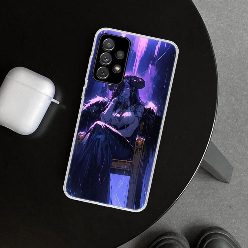 Чехол для телефона Albedo Overlord Anime для Samsung Galaxy A12 A22 A32 A52 A72 A02S A51 A50S A31 A20S A10S Note 20 Ultra 10 Plus