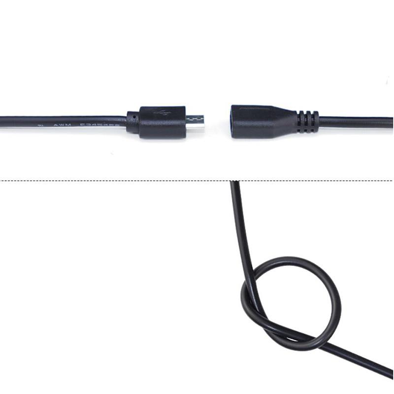 0,3 м 1 м Micro USB 2.0 тип A Мужской Женский Джек DIY Удлинитель Ремонтный Кабель 2/4 Контактный Сердечник Провода Данные Зарядное Устройство Шнур Питания Разъем
