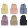 2-14 Years Kids Sleeveless Down Jackets Winter Warm Zipper Vest Outwear