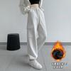 Wide-leg Pants Women's Autumn and Winter New Casual Leggings Sweatpants Loose Fleece Thickened Sports Tooling Pants