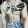 Large Chest Waist Shoulder Back Waterproof Temporary Tattoo Sticker Cross