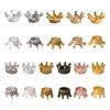 10-50Pcs Alloy Electroplated Three-dimensional Crown Charm For DIY Necklace Bracelet Jewelry Accessories