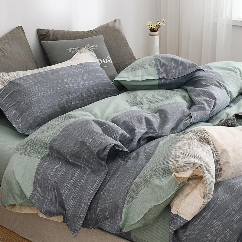 Four-piece Bedding Set Pure Cotton New Style Princess Style Dormitory Single Three-piece Bedding Set