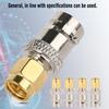 5PCS All Copper Radio Frequency Adapter SMA-BNC RF Adapter SMA Male Plug To BNC Female Jack