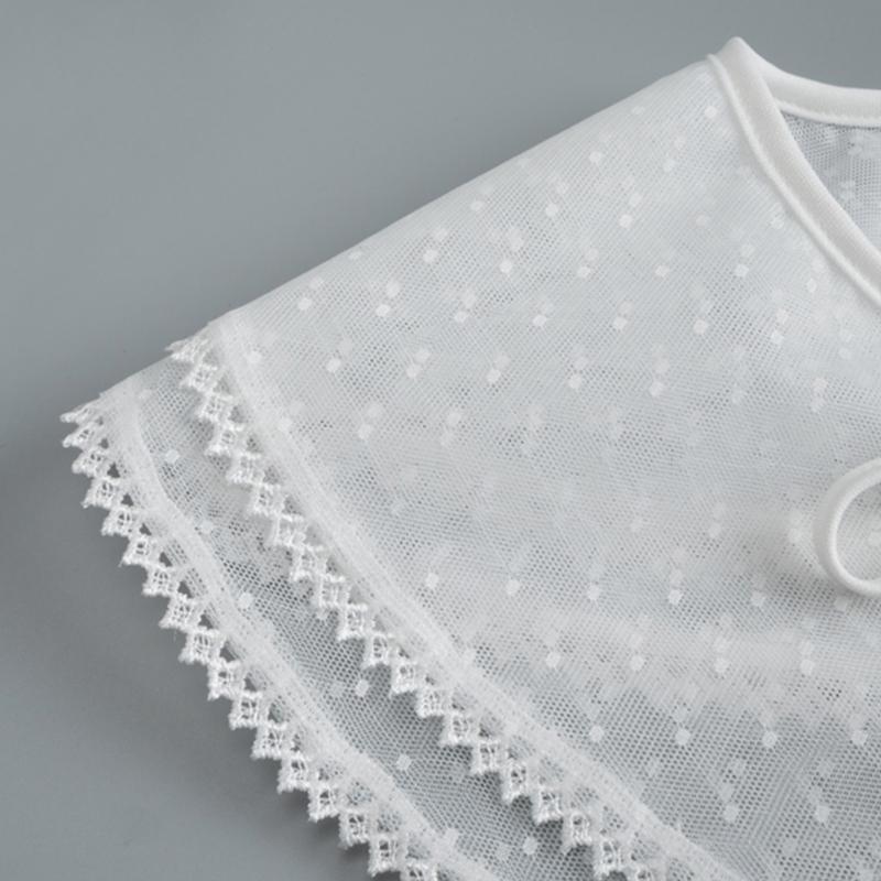 Элегантный женский декоративный воротник-стойка, искусственный воротник, вышивка сеткой, воротник для рубашки, воротник для свитера, воротник для платья, ожерелье