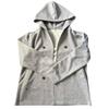 New Men's Cross-border Windbreaker Jacket Hooded Autumn Winter Trendy Thick Style  Fashion Style Coats