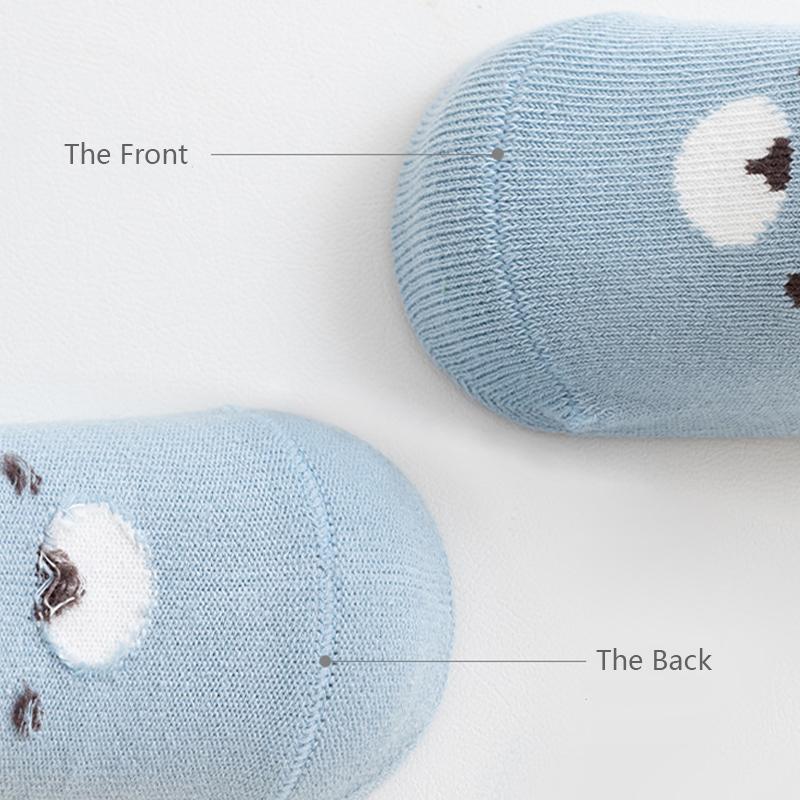 3/6 пар Нескользящие детские носки в упаковке Мягкие Милые Мультяшные Новорожденные Носки с Ушками Хлопковые Носки для Малышей