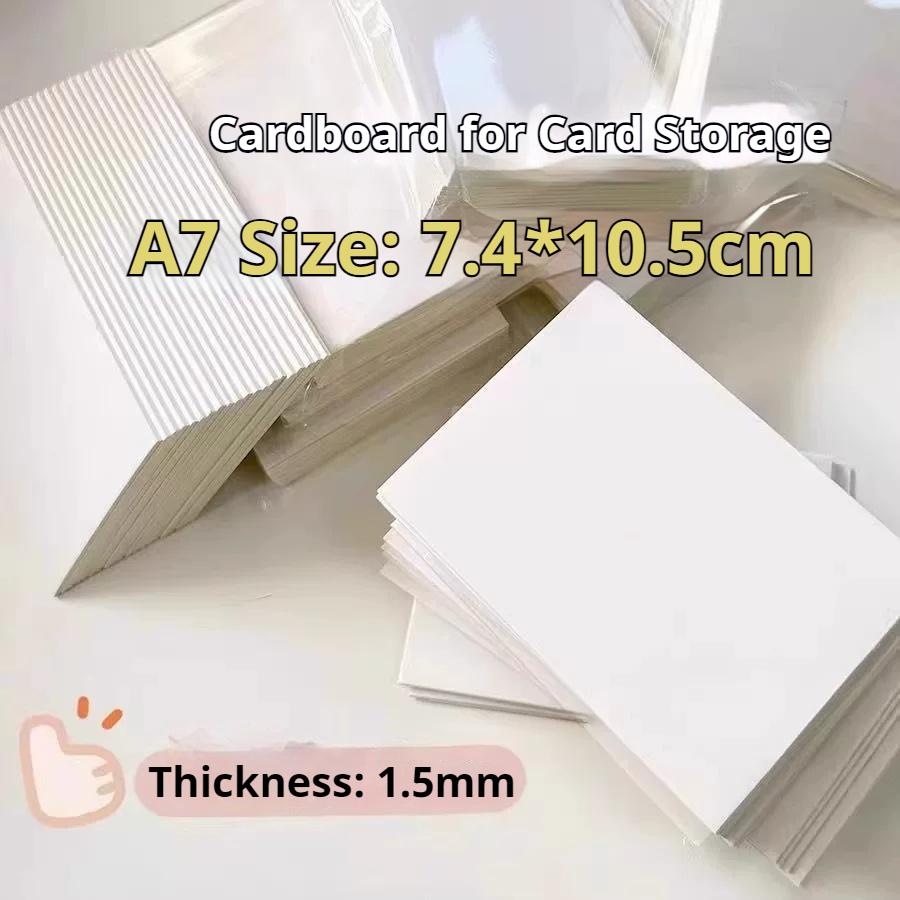 A7/A6/A5/A4 Белая Крафт-бумага для DIY Открыток 10/25 Листов 1/1,5/2 мм Толстая Рукодельная Бумага Картон для Открыток