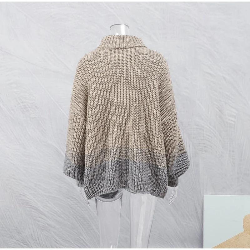 Модный кардиган с блестками и люрексом, сверкающий вязаный женский кардиган с рукавами-фонариками, повседневный свободный свитер с v-образным вырезом на молнии, женская элегантная куртка HighStreet, шикарная уличная одежда