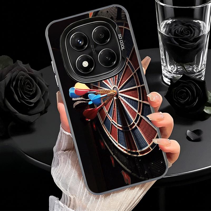Darts Aesthetics Wire Target Soft Phone Case for Xiaomi Redmi Note 13 14 15 Pro Plus 12S 12 11S 11 11T 10S 10 Shockproof Cover B