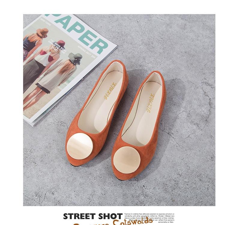 Женские однотонные удобные повседневные туфли без шнуровки большого размера на плоской мелкой подошве для девочек