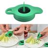 8x6.5cm Slicer Cutter Green Operation Is Simple PP+stainless Steel