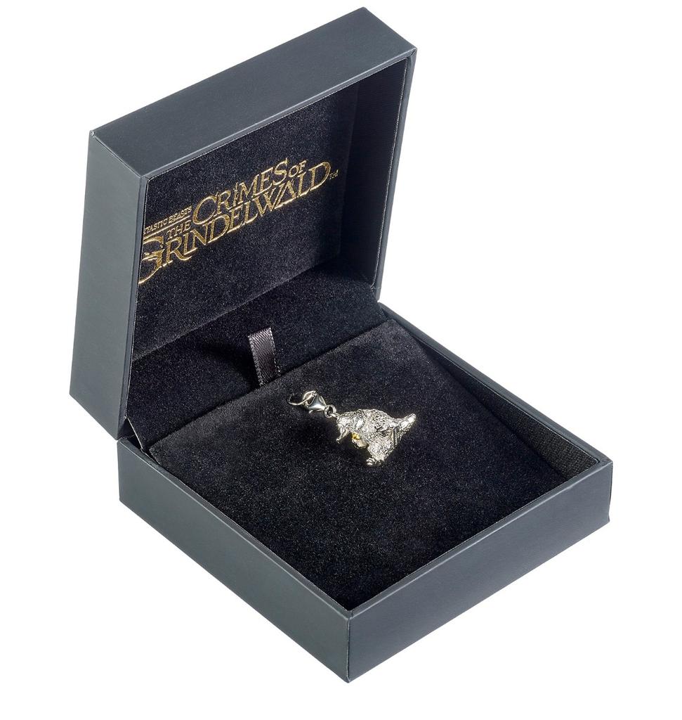 Fantastic beasts sterling silver Niffler clip on charm with crystals