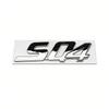 1Pc 3D ABS SQ 4 Car Side Rear Trunk Badge Sticker Accessories