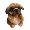 Room Decor Puppy Plush Toys Simulation Pug Poodle Sitting Poodle Pug Puppy Stuffed Animal Doll
