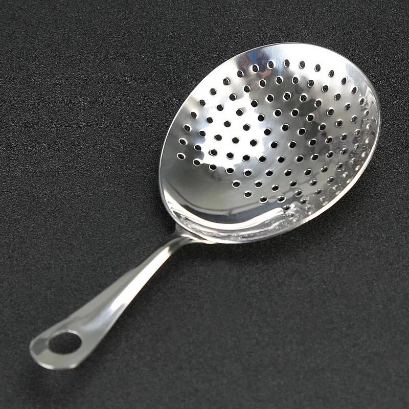 Julep Strainer Cocktail Bar Strainer Нержавеющая сталь Strainer Ложка для коктейлей Бармен Сетчатый фильтр Аксессуары для бара