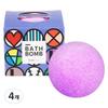 Corecos Bubble Treasure Pop Bath Bomb, 140g, 4 Pieces