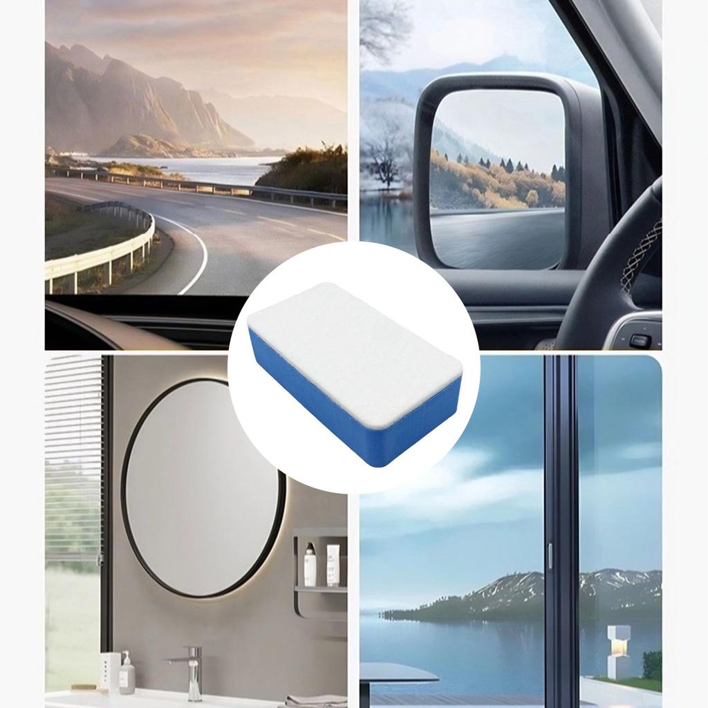 Губка для очистки масляной пленки на автомобильном стекле Универсальная щетка для лобового стекла автомобиля Полировальные губки Инструменты для удаления масляной пыли с автомобиля