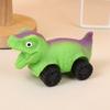 Stretchable Car Cartoon Fidget Toy with Wheel Cute Pinch Toy Dinosaur Squeeze Toy  Kids Tricky Doll