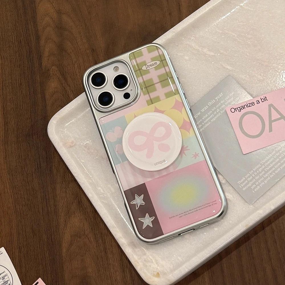 Коллаж в звездную клетку для чехла мобильного телефона iPhone 17/16 Apple 14 гальваническое покрытие 13 конденсация влаги 12 нишевый 15 комплектов
