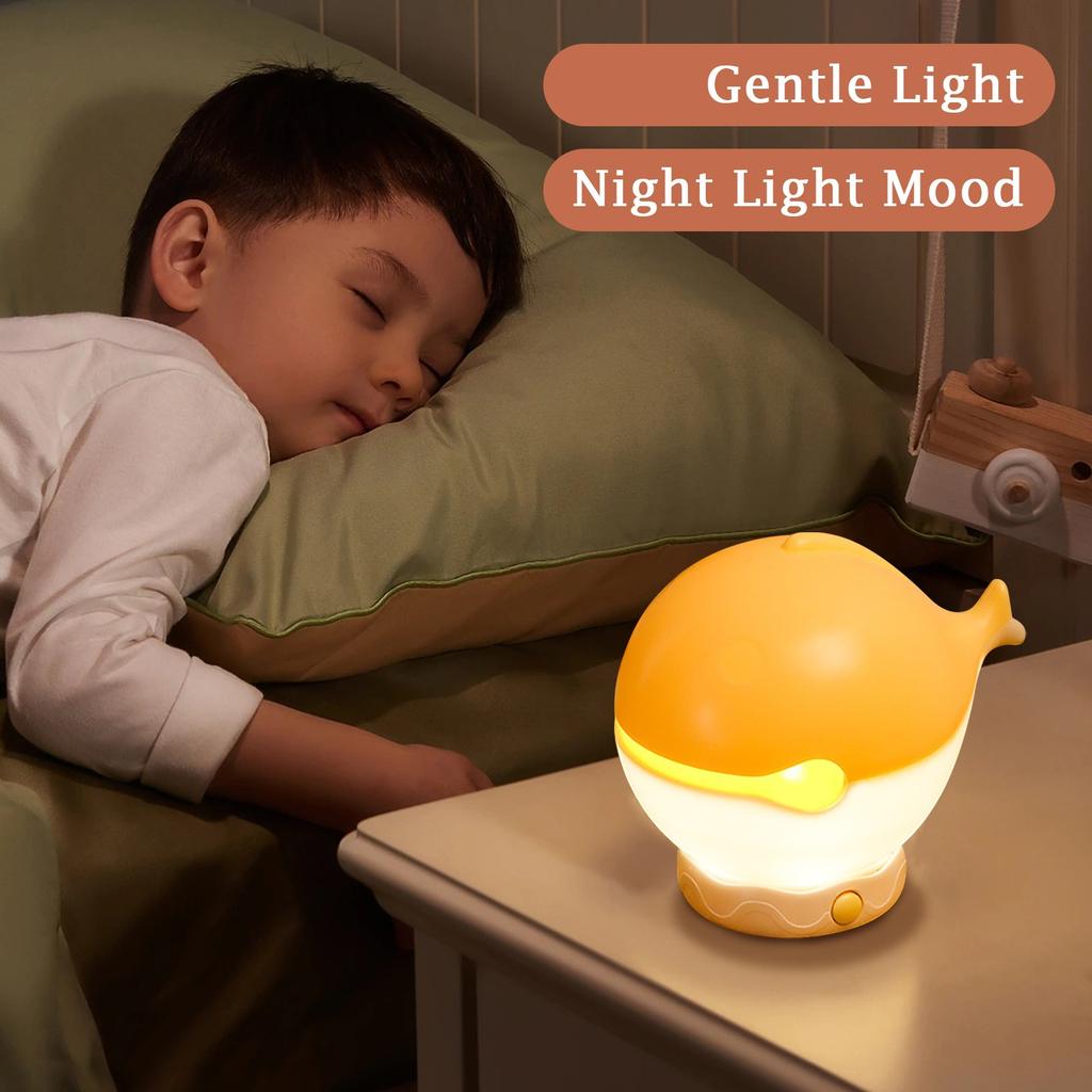 Ночник, лампа для благословения рыб, создающая атмосферу в комнате, лампа для поглаживания кита