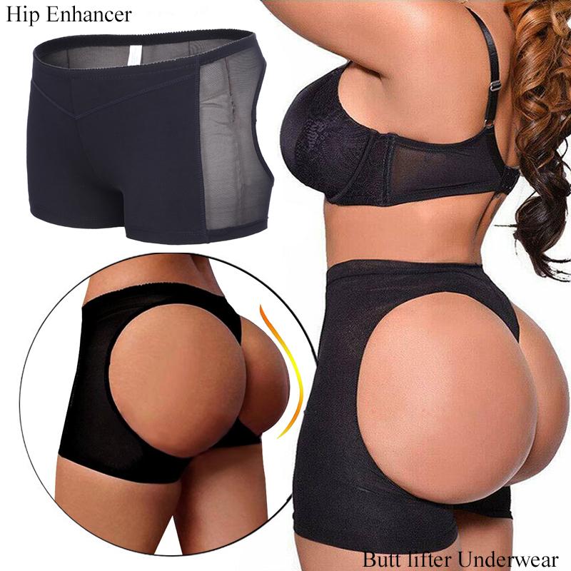 Hip Control Panties Hollow Out Push Up Shorts Sexy Ass Butt Lifter Body Shapers Women Booty Lifter Briefs Shapewear Underwear