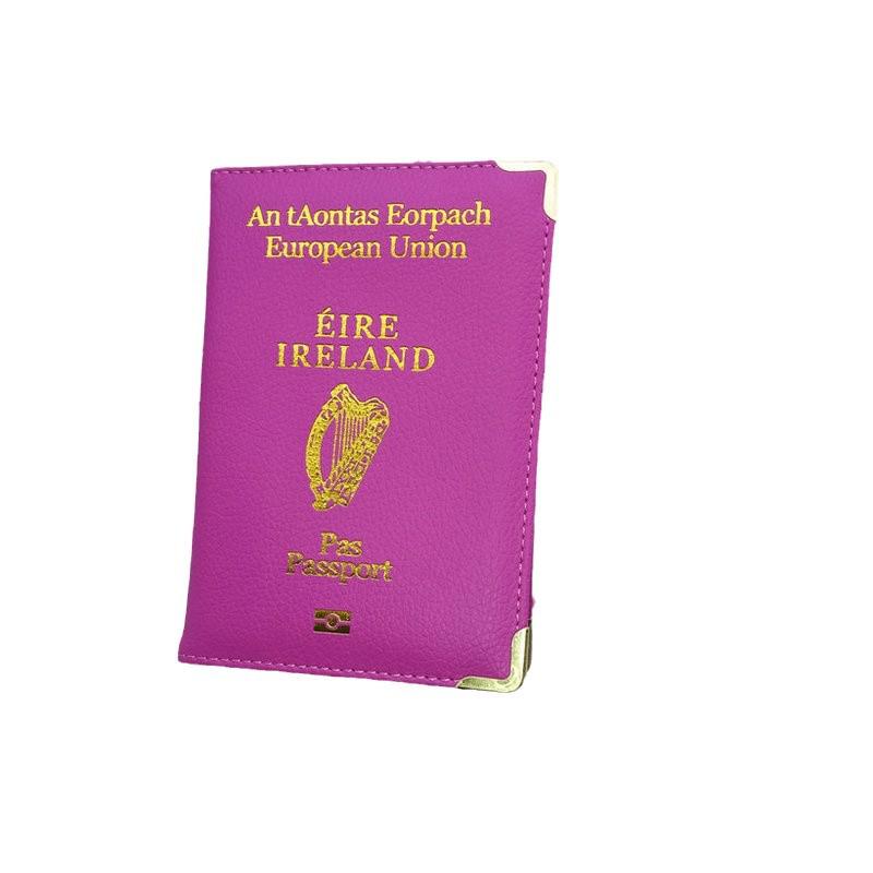 Держатель для паспорта из ПУ кожи: Многофункциональный кошелек-портмоне с двойным сложением и органайзер для документов с несколькими вариантами цветов