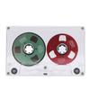 Blank Cassette Tape Reel to Reel Metal 50 Minutes Blank Recording Tape with Transparent Box for Music Recording
