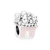 Новый попкорн You and Me Lover Bow Семейный дом Diy Beadfit Подвески Серебро 925 Браслет Diy Женские оригинальные бусины Ювелирные изделия