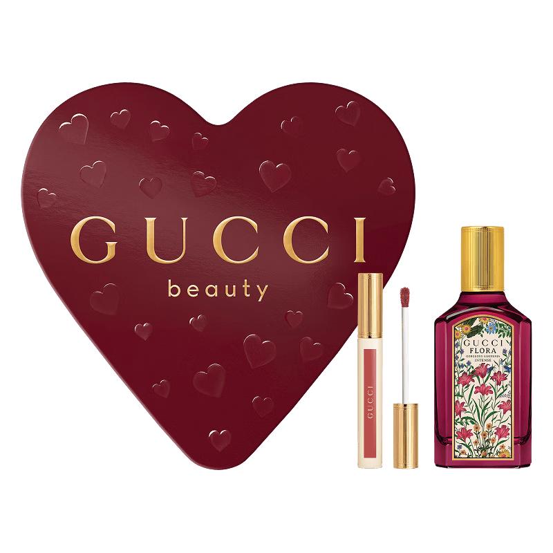Gucci Набор парфюмированной воды и блеска для губ Flora Gorgeous Gardenia