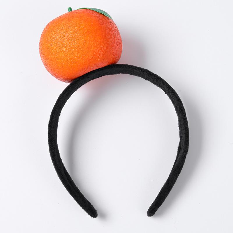Креативные 3D-ободки для волос с овощами: Аксессуары для волос из моркови, перца, баклажана и зеленых овощей для женщин