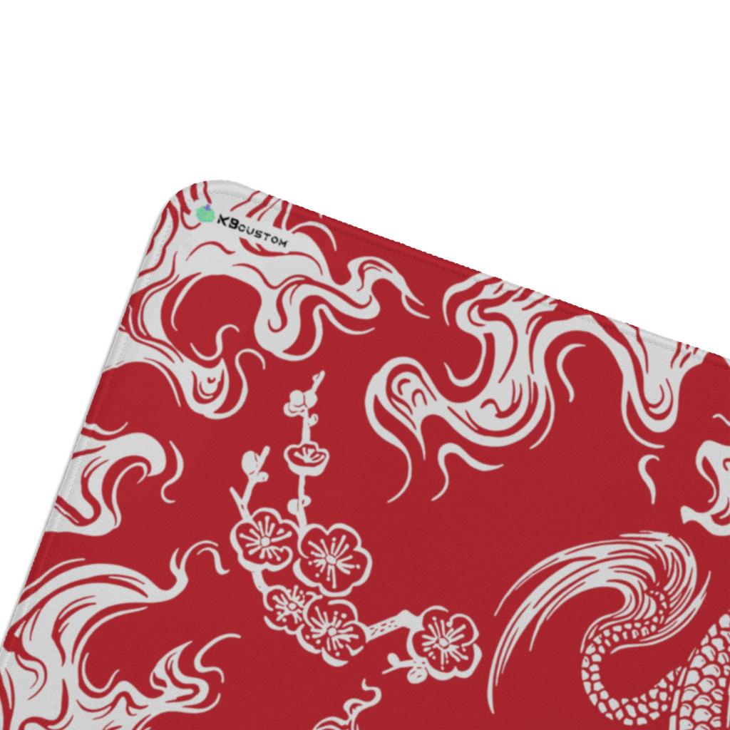 DUŻA PODKŁADKA MATA POD MYSZKĘ MYSZ 120x60cm XXXL KBcustom Biurko Dragon 34