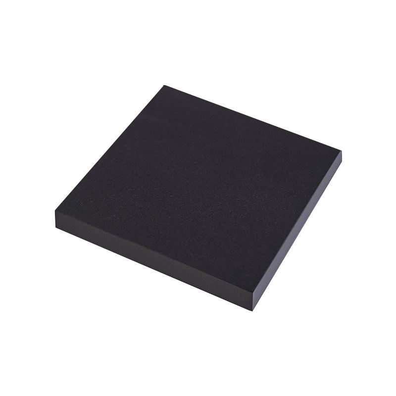 Creative Tearable Black Sticky Notes - Reusable Adhesive Memo Stickers for Students and Planners