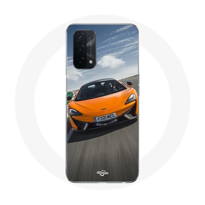 Coque - McLaren - Oppo A54 5G - Orange - Souple - Sportif