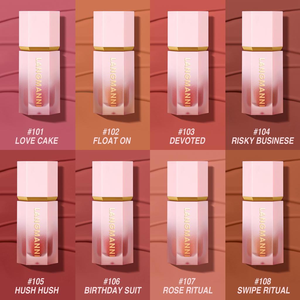 8-цветные румяна, жидкая фиксация, осветляющий стойкий цвет, натуральные румяна, нежные стойкие румяна, румяна, губная помада, макияж для лица