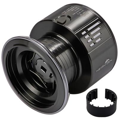 Катушка HEIGHTEN, сменная шпуля Yumeya S-28, совместимая с катушками #4000 - #5000 StellaTwin PowerVanquishVanfordStradicExsence (Темный металлик и