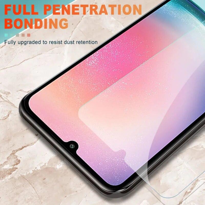 3 шт. закаленное стекло для Samsung Galaxy A04 A14 A24 A34 A54 A04E A04S Защитная пленка для экрана A03 A13 A23 A33 A53 A73